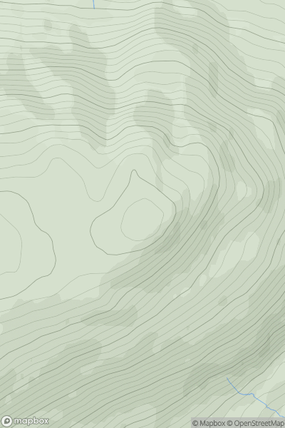 Thumbnail image for Creag Bhuidhe [Glen Lyon to Glen Dochart & Loch Tay] showing contour plot for surrounding peak